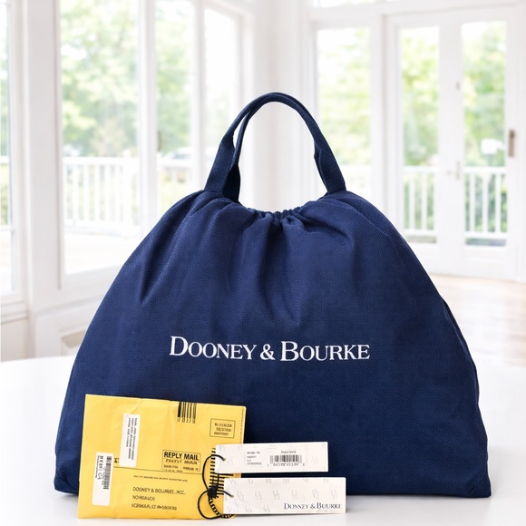 Dooney & Bourke Domed Shaped Pebble Leather Leather Satchel - GUC - Picture 4 of 11